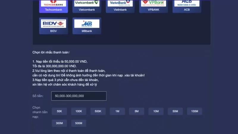 Thủ tục nạp rút siêu nhanh tại nhà cái VNxoso Thủ tục nạp rút siêu nhanh tại nhà cái VNxoso