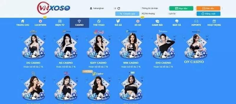 Tham gia ngay sảnh ON CASINO tại VNXOSO Tham gia ngay sảnh ON CASINO tại VNXOSO